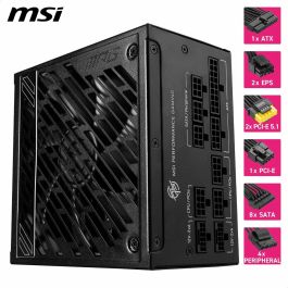 Bloc d’Alimentation MSI 306-7ZPFX11-CE0 80 Plus Gold ATX