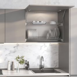 Emuca Égouttoir Suprastar pour module, 600, Acier, Chromé