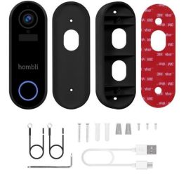 Hombli smarte Türklingel 2 (schwarz) + Gong