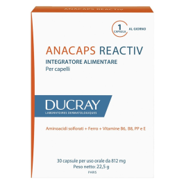 Ducray Anacaps Reactiv Cheveux et Ongles 30 Capsules Precio: 19.5. SKU: B19XC9K63A