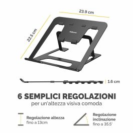 Support Pliable et Réglable pour Portable Fellowes Alumia