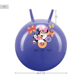 Boule à sauter Minnie Mouse Violet (10 Unités)