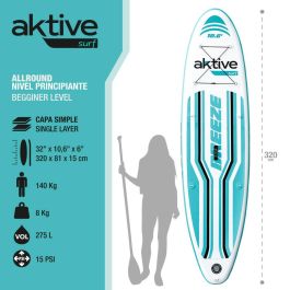 Planche de Paddle Surf Gonflable avec Accessoires Aktive Bleu