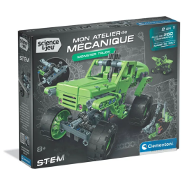 Clementoni - Coffret de Construction Monster Truck avec Système de Direction Fonctionnel, Roues et Engrenages pour 2 Modèles de Véhicules Precio: 31.2. SKU: B19EZ52NSZ