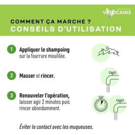 Vetocanis Shampoing Usage Fréquent pour Chiens
