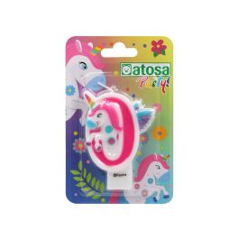 Vela Unicornio Multicolor Numéro 1 - Bougie Décoration