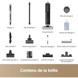 Dreame H14 Aspirateur et serpillière 5 en 1, 18k Pa, aspiration humide et sèche, multisuperficie