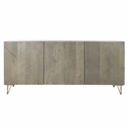 Buffet DKD Home Decor Gris Doré Métal Bois de manguier 160 x 45 x 75 cm