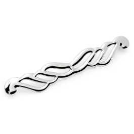 HERRAJES ALK Moustache Tirador Zamak 192mm Chrome Finish