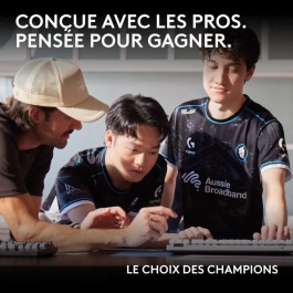 Logitech G Souris Gaming Sans Fil G Pro X Superlight 2 DEX, Capteur HERO 2, Ultra-légère, Confort Droitier, Technologie Lightspeed, Blanc