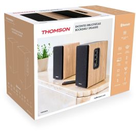 Thomson THO3499550390018 Ensemble d'enceintes 2 enceintes Noir et bois