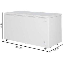 Congélateur Cecotec Chest Duo 508M Blanc E 500 L