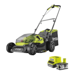 Ryobi Tondeuse à batterie RY18LM37A-140 Coupe 37 cm - Bac et mulching