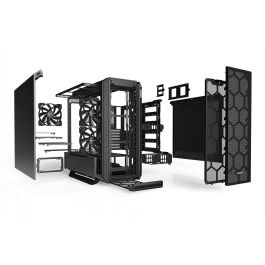 Be Quiet Silent Base 802 Noir Boîtier PC - Panneau interchangeable pour flux d'air ou silence, 3 ventilateurs Pure Wings 2 140mm inclus