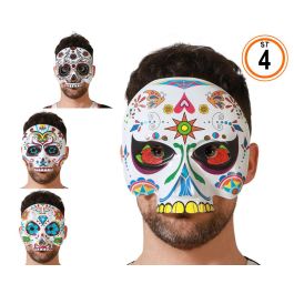Masque Calavera Mexicaine Multicolore avec Motif Floral pour le Jour des Morts ou Halloween Precio: 9.9500004. SKU: B1H3G8ZRA4