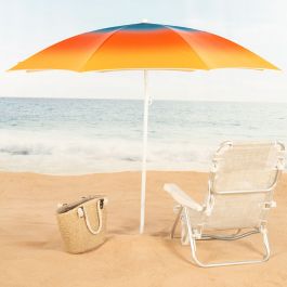 Parasol de plage Aktive Multicouleur 200 x 200 x 200 cm (6 Unités)