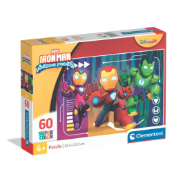 Clementoni - Puzzle 60 pièces Marvel Iron Man - 33.5 x 23.5 cm - Héros et Super-héros pour Enfants Precio: 24.42. SKU: B1D38CSFA8