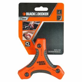 Clés hexagonales pliantes Black & Decker bdht0-71628 1,5-2-2,5-3-4-4,5-5-5,5-6 mm
