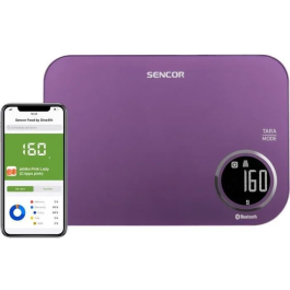 Balance de cuisine Sencor SKS 7073VT - 5 kg, Précision 1 g, Écran LCD rétroéclairé, 3 Modes, Fonction Tare, Compatible Appli Precio: 43.068. SKU: B1CXX6CQEZ