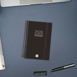 Agenda Finocam OPAQUE Noir 11,7 x 18,1 cm 2026
