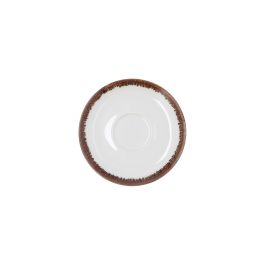 Assiette Bidasoa Orion Hydrozero Blanc Céramique Ø 14 cm Café (6 Unités)
