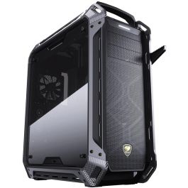 Cougar CGR-6AMKB-G - Boîtier PC Gaming Full-Tower Noir, Mesh, Verre Trempé, Support ATX/EATX/micro-ATX/Mini-ITX, Gestion des Câbles, 8 Slots, Refroidissement Avancé