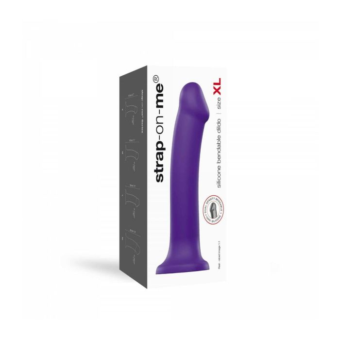 Gode Strap-on-me Purple Silicone XL Violet 1