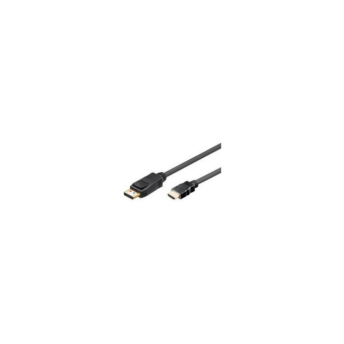 DisplayPort 1.2 > HDMI (ST-ST) 1m Adapterkabel 4K Schwarz