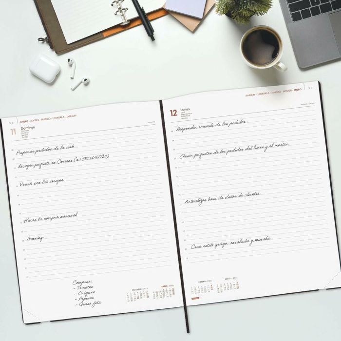 Agenda Finocam Noir 21 x 27 cm 4