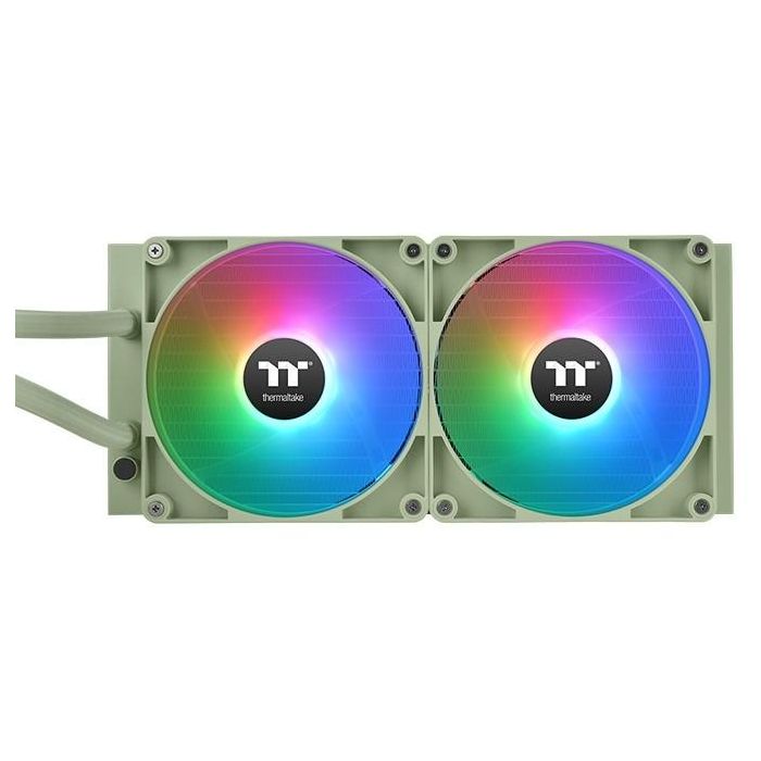 K Wasserkühlung Thermaltake TH280 V2 ARGB Sync All-In-One Liquid Cooler Matcha Green 4