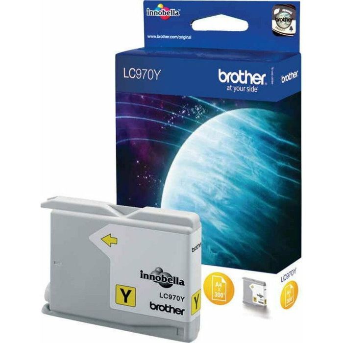 Cartouche d'encre originale Brother LC970Y Jaune 1