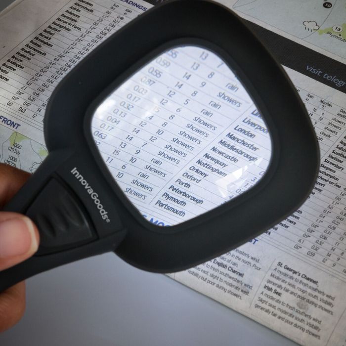 Loupe avec Lumière LED et Ultraviolette Magiolet InnovaGoods 7