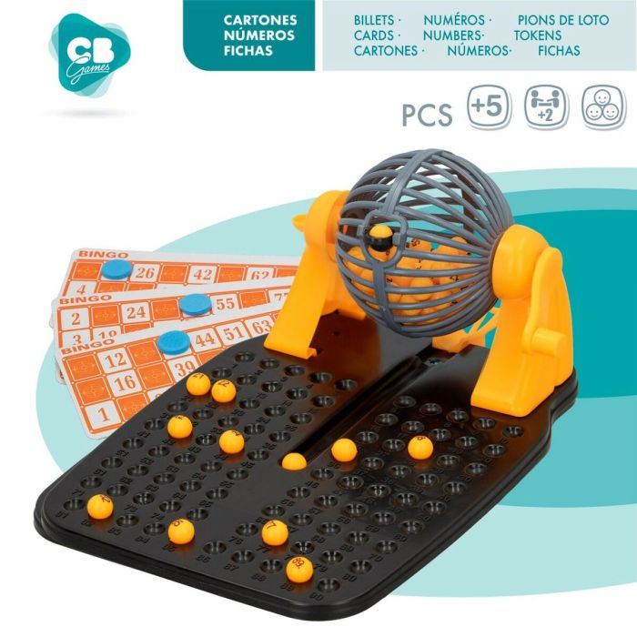 Bingo CB Games Carton Plastique (6 Unités) 5 Bingo CB Games Carton Plastique (6 Unités) 5