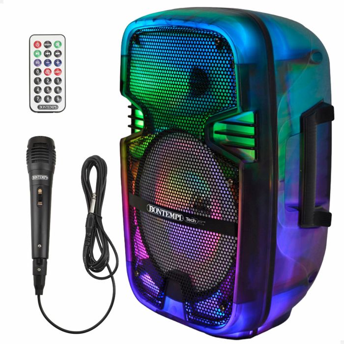 Enceinte avec Microphone Karaoké Bontempi Plastique 25 x 39 x 21 cm (2 Unités) 6 Enceinte avec Microphone Karaoké Bontempi Plastique 25 x 39 x 21 cm (2 Unités) 6