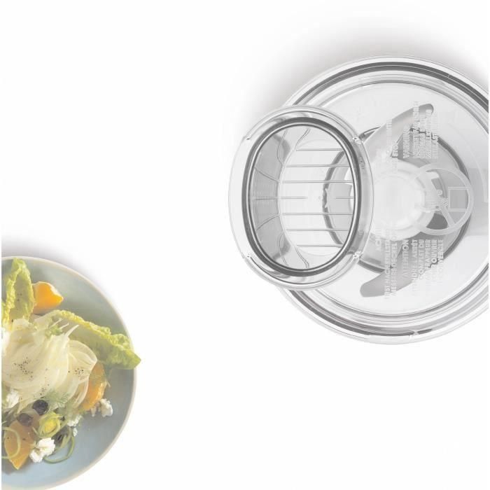 Multimixeur - BOSCH - Pour Kitchen machine MUM5 - Couteau universel, râpe et disque double tranchant - Blanc transparent 3