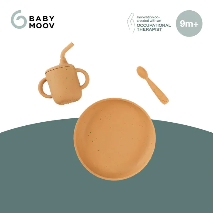Babymoov Set repas enfant Little Arty en silicone, dès 9 mois 2