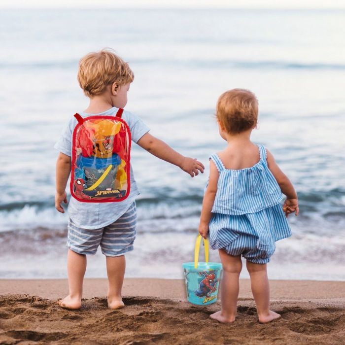 Set de jouets de plage Spider-Man 18 x 16 x 18 cm (12 Unités) 2 Set de jouets de plage Spider-Man 18 x 16 x 18 cm (12 Unités) 2