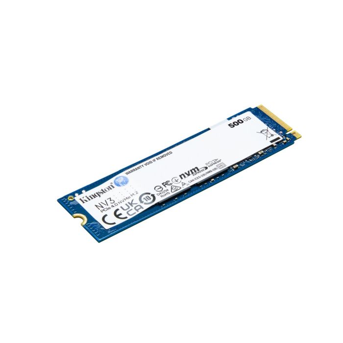 Kingston NV3 SSD M.2 NVMe PCIe 4.0 x 4 de 500 Go pour PC/ordinateur portable, 5000 Mo/s