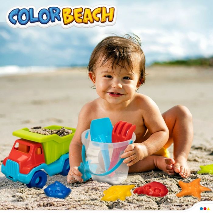 Set de jouets de plage Colorbaby polypropylène (8 Unités) 5 Set de jouets de plage Colorbaby polypropylène (8 Unités) 5