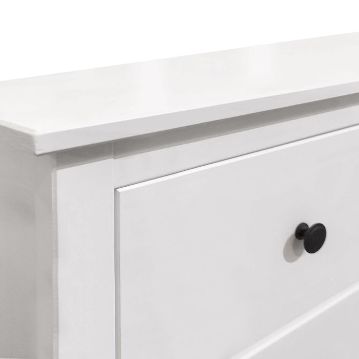 Commode Alexandra House Living Blanc 76 x 81 x 39 cm 3 tiroirs 2
