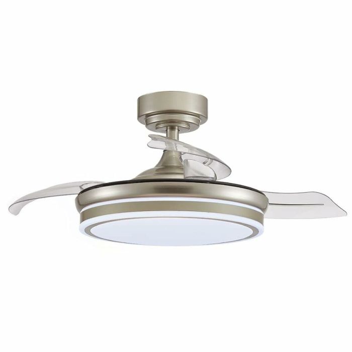 Ventilateur de Plafond CristalRecord Transparent Métal Ø 92 cm 2