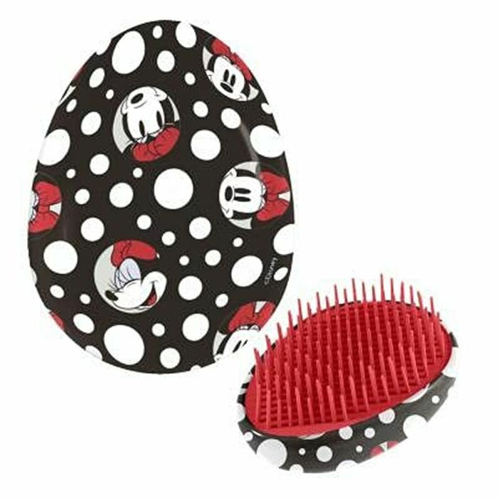Brosse Démêlante Disney Noir Minnie Mouse 7 x 9 x 4 cm 4
