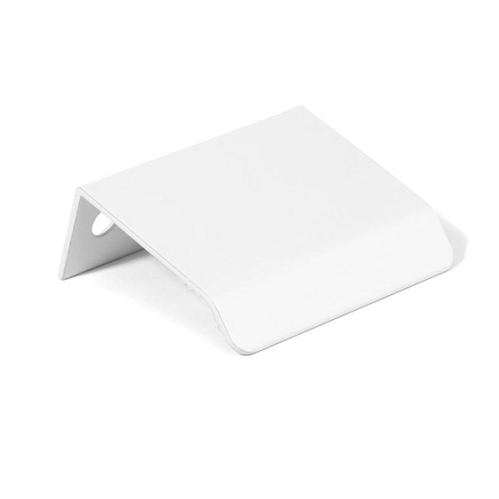 Tirador Aluminio Modelo Curve Disponible En Acabados Blanco Mate, Negro Mate Y Anodizado Mate Acabado Blanco Mate Dist. Agujero Dist. 32Mm. Viefe 2