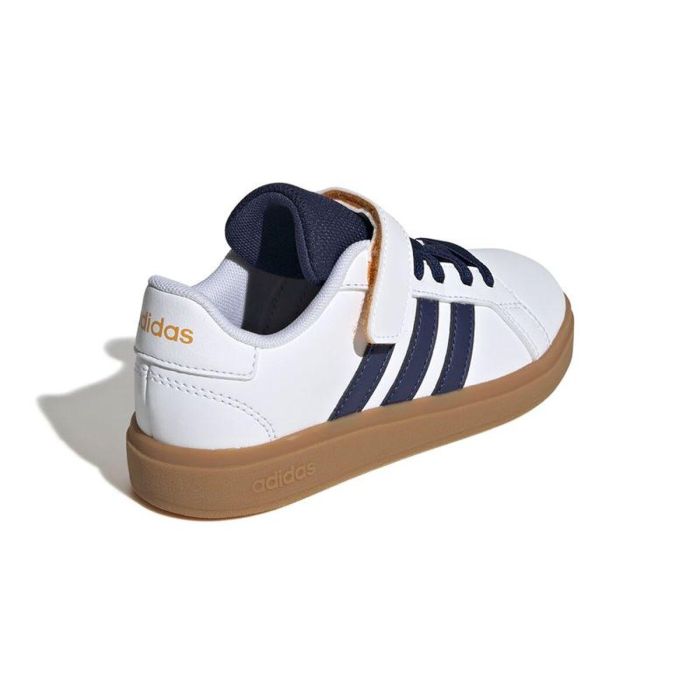 Chaussures de Sport pour Enfants Adidas Grand Court 2.0 Blanc 3
