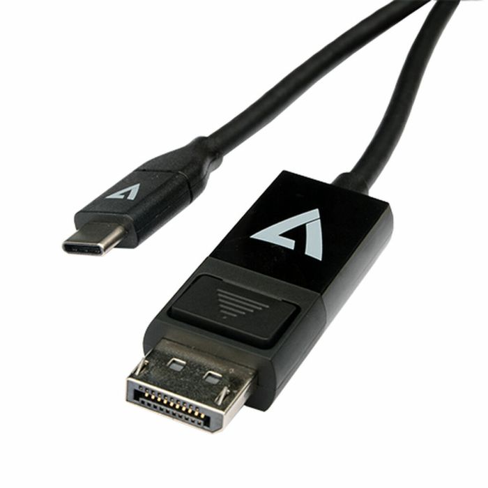 Adaptateur USB-C vers DisplayPort V7 V7UCDP-2M Noir 0 Adaptateur USB-C vers DisplayPort V7 V7UCDP-2M Noir 0