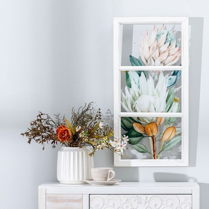 Toile Fleurs 32 x 1,8 x 64 cm 1 Toile Fleurs 32 x 1,8 x 64 cm 1