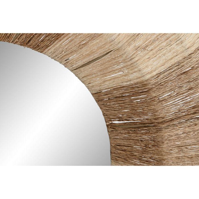 Miroir mural Home ESPRIT Marron Naturel Boho 87 X 8 X 87 CM 2
