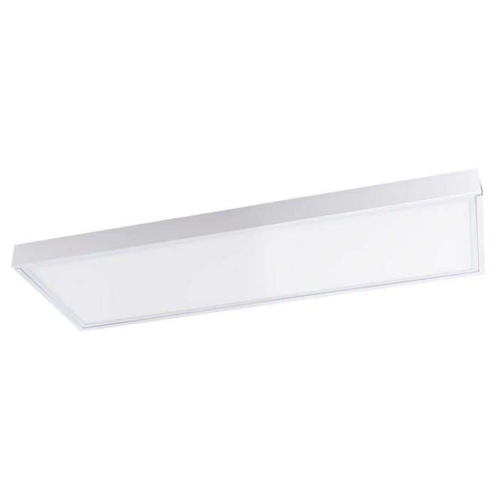 BX3 LIGHT Marco de Montage en Surface pour Panneau LED 1200 x 600 mm, Aluminium Blanc, Ref BX3-M-P-1200600