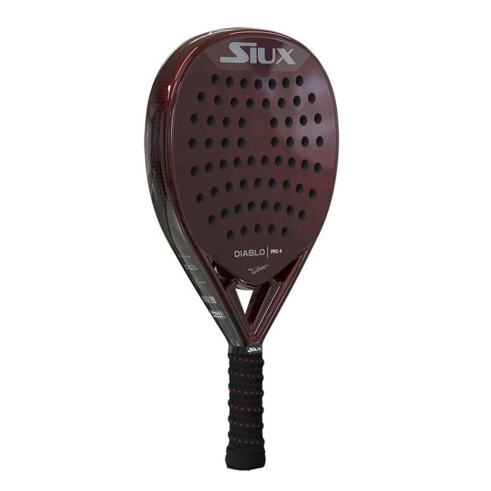 Raquette de Padel Siux Diablo Pro 4 Rouge Carbone EVA 2