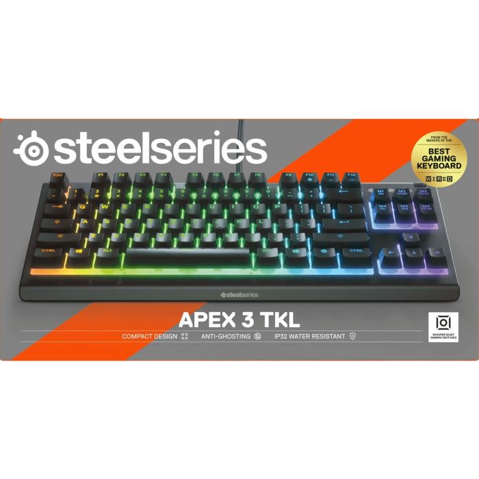 Clavier pour jeu SteelSeries APEX 3 TKL Noir Espagnol Qwerty 3